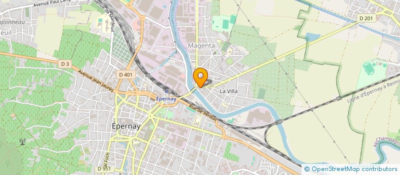 localisation de l'entreprise SCI DU 6 RUE JEAN MOULIN  EPERNAY