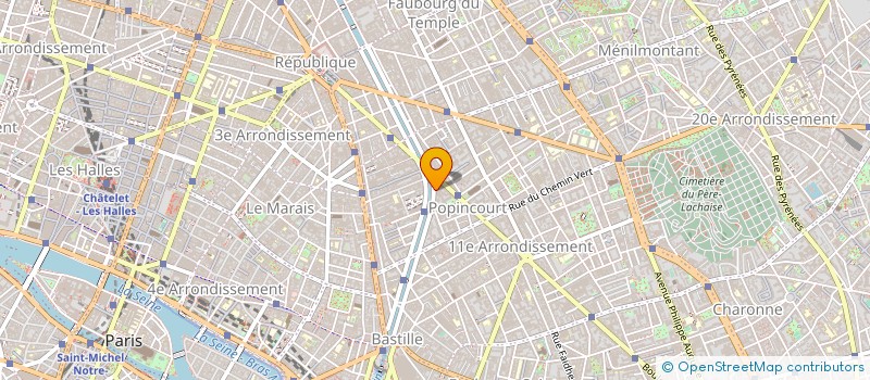 localisation de l'entreprise SCI DU 6 RUE MARTEL PARIS 10  PARIS