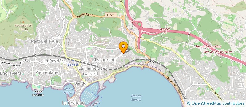 localisation de l'entreprise SCI DU 6 RUE MONCADE A ORTHEZ à BANDOL