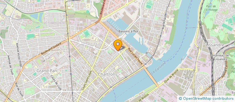 localisation de l'entreprise SCI DU 6 RUE MONDENARD  BORDEAUX