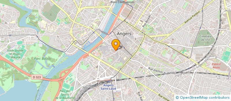 localisation de l'entreprise SCI DU 6 RUE MONTAULT à ANGERS