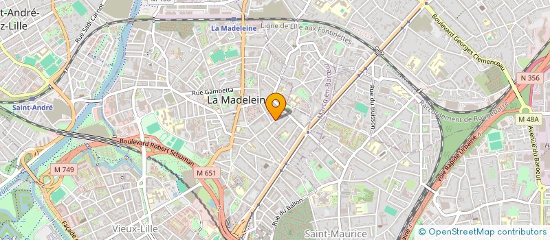 localisation de l'entreprise SCI DU 6 RUE NICOLAS LEBLANC MINETTE à LA MADELEINE