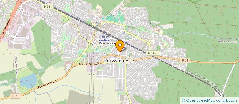 localisation de l'entreprise SCI DU 6 RUE PIERRE CURIE  ROISSY-EN-BRIE