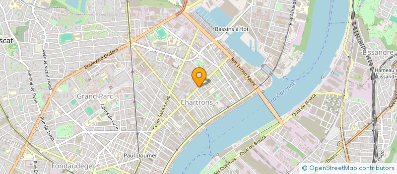 localisation de l'entreprise SCI DU 6 RUE POYENNE  BORDEAUX