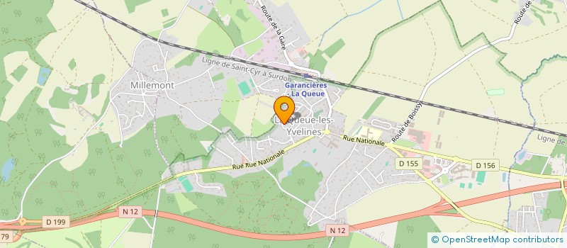 localisation de l'entreprise SCI DU 6 RUE SAINT MAURICE  LA QUEUE-LES-YVELINES