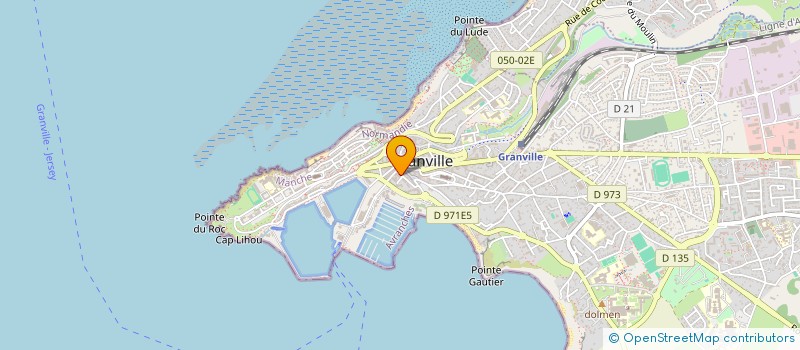 localisation de l'entreprise SCI DU 6 RUE VALORY à GRANVILLE