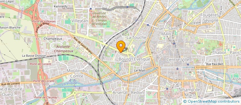 localisation de l'entreprise SCI DU 6 RUE VICTOR HUGO A RENNES  RENNES
