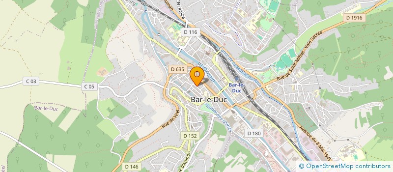 localisation de l'entreprise SCI DU 6 RUE VOLTAIRE à BAR-LE-DUC