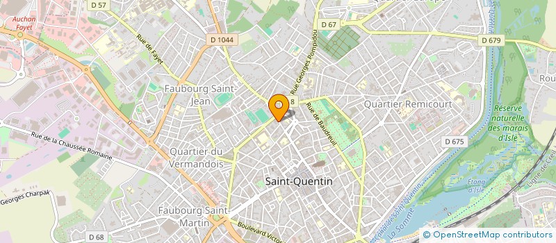 localisation de l'entreprise SCI DU 60 AVENUE DU BOIS  SAINT-QUENTIN