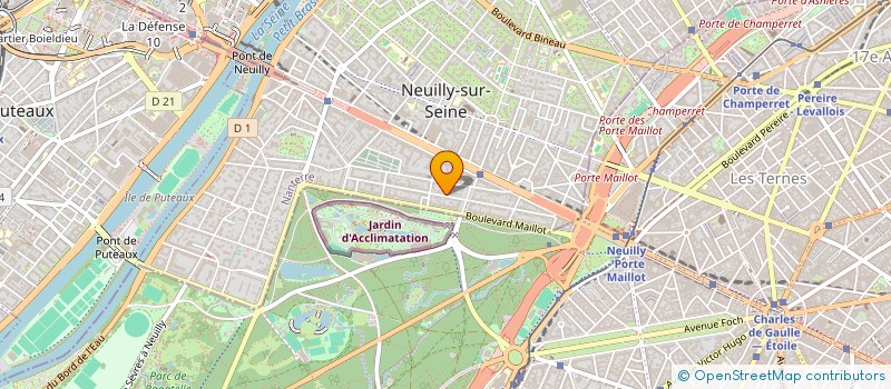 localisation de l'entreprise SCI DU 60 BIS RUE CHARLES LAFFITTE à NEUILLY-SUR-SEINE