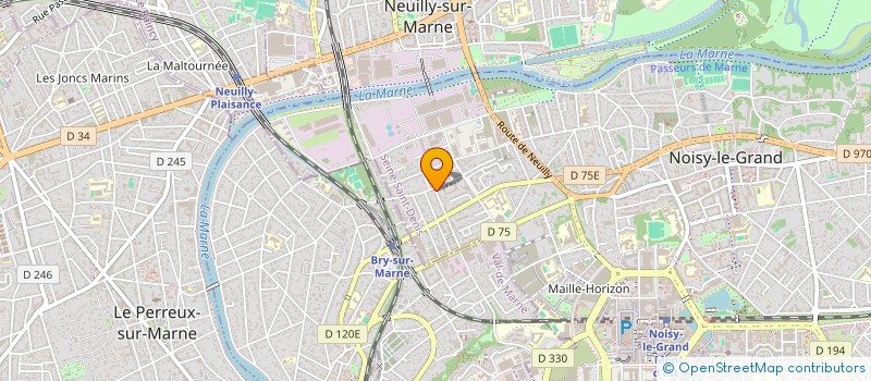 localisation de l'entreprise SCI DU 60 BIS RUE DOMBASLE à NOISY-LE-GRAND