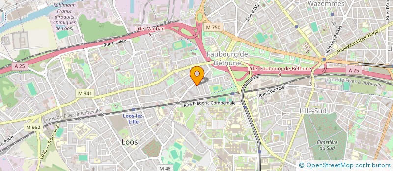 localisation de l'entreprise SCI DU 60 R LOUIS BERGOT à LILLE