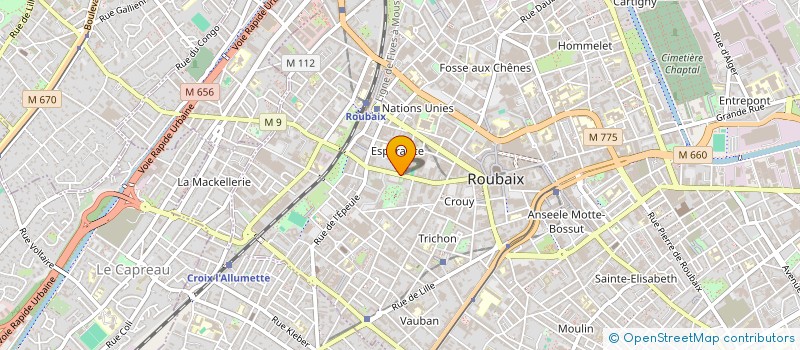 localisation de l'entreprise SCI DU 60 RUE DU GRAND CHEMIN  ROUBAIX