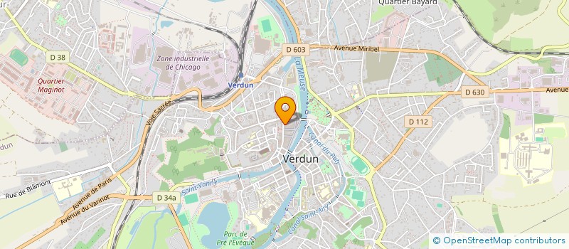localisation de l'entreprise SCI DU 60 RUE MAZEL à VERDUN