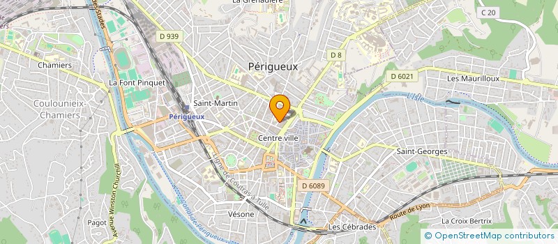 localisation de l'entreprise SCI DU 60 RUE VICTOR HUGO à PERIGUEUX