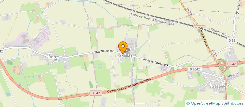 localisation de l'entreprise SCI DU 603 RUE NATIONALE  PRADELLES