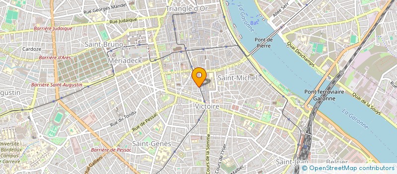 localisation de l'entreprise SCI DU 61 COURS PASTEUR  MONFLANQUIN