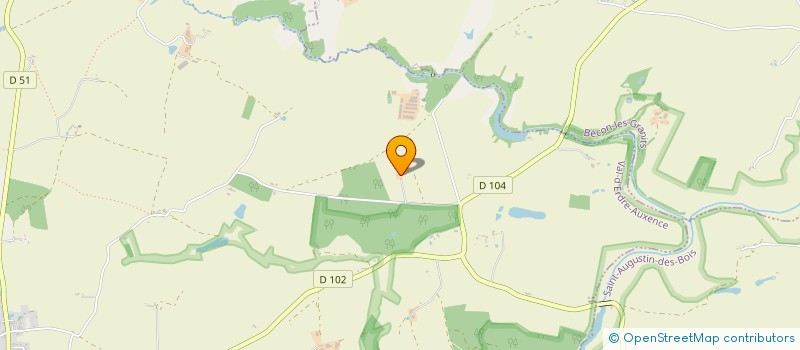 localisation de l'entreprise SCI DU 61 RTE NATIONALE à BECON-LES-GRANITS