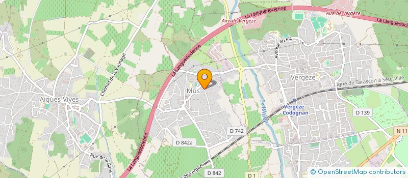 localisation de l'entreprise SCI DU 61 RUE DE L'AQUEDUC  MUS