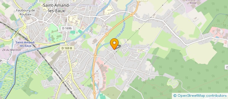 localisation de l'entreprise SCI DU 61 RUE DU CHENE CRUPEAU  SAINT-AMAND-LES-EAUX