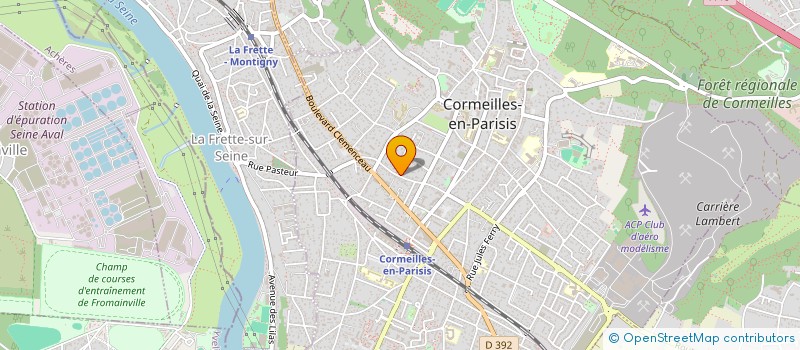 localisation de l'entreprise SCI DU 62 RUE BARATIER  CORMEILLES-EN-PARISIS