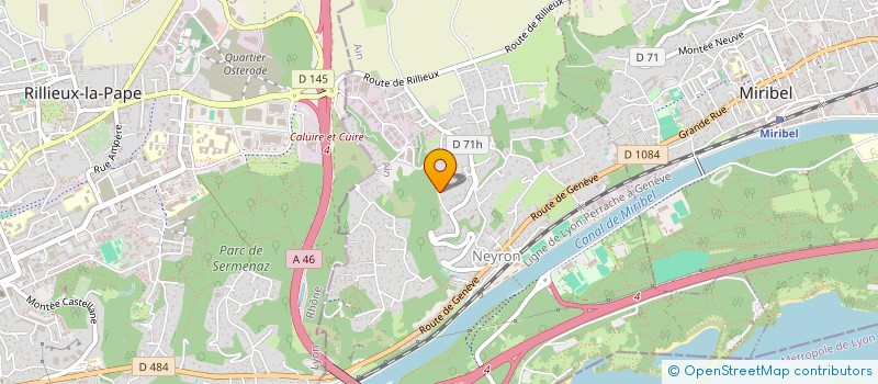 localisation de l'entreprise SCI DU 62 RUE DE LA REPUBLIQUE  NEYRON