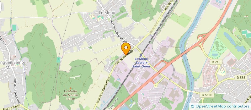 localisation de l'entreprise SCI DU 62 RUE DE PARIS  LE MEUX