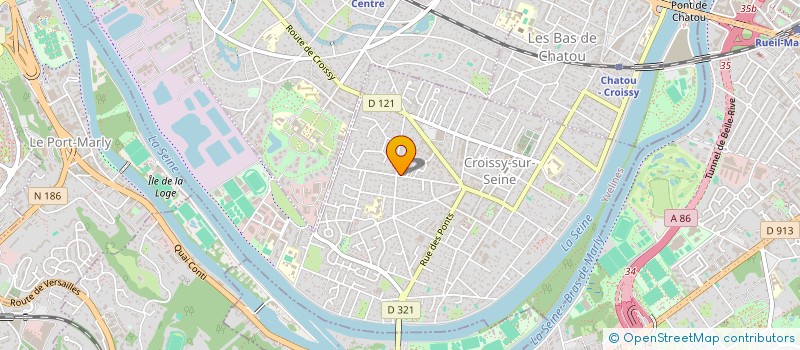 localisation de l'entreprise SCI DU 62 RUE DES GABILLONS  CROISSY-SUR-SEINE