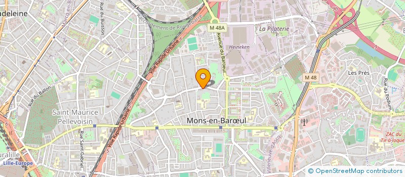 localisation de l'entreprise SCI DU 62 RUE JENNER  MONS-EN-BARUL