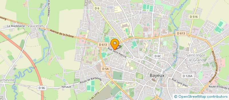 localisation de l'entreprise SCI DU 62 RUE SAINT PATRICE  BAYEUX