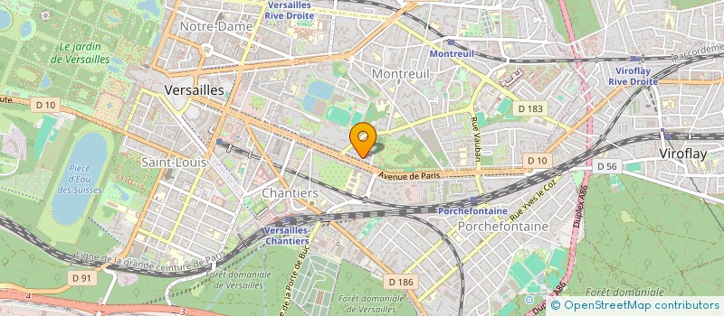 localisation de l'entreprise SCI DU 63 à VERSAILLES