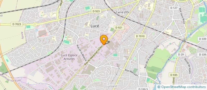localisation de l'entreprise SCI DU 63 B à LUCE