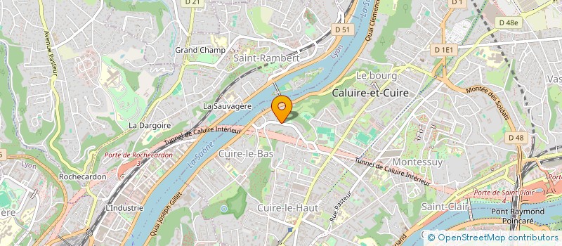 localisation de l'entreprise SCI DU 63 COLLINE  CALUIRE-ET-CUIRE