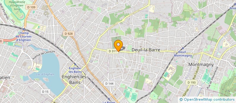 localisation de l'entreprise SCI DU 63 RUE CAUCHOIS  DEUIL-LA-BARRE