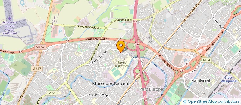 localisation de l'entreprise SCI DU 63 RUE DE L EGALITE à MARCQ-EN-BARŒUL