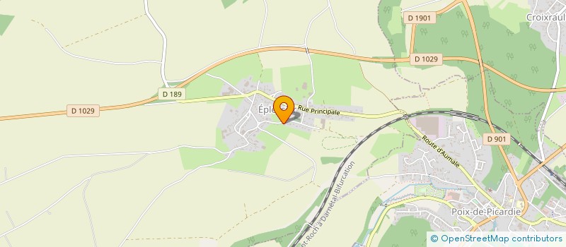 localisation de l'entreprise SCI DU 63 RUE DE L'EGLISE  FRICAMPS