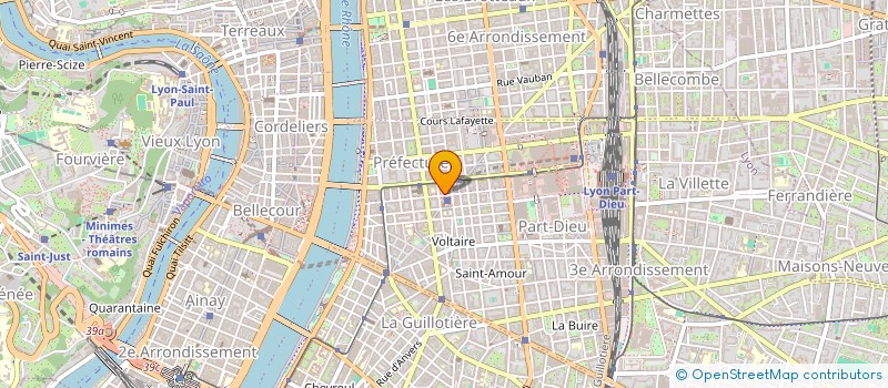 localisation de l'entreprise SCI DU 63 RUE DE LA PARTDIEU  LYON