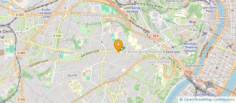 localisation de l'entreprise SCI DU 63 RUE JOLIOT CURIE  LYON