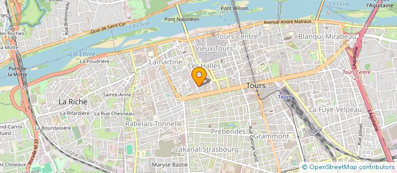 localisation de l'entreprise SCI DU 63 RUE JULES CHARPENTIER  TOURS