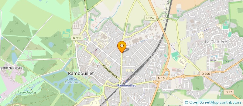 localisation de l'entreprise SCI DU 63 RUE SADI CARNOT  RAMBOUILLET