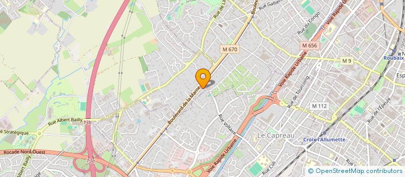 localisation de l'entreprise SCI DU 63 RUE SAINT LOUIS  MARCQ-EN-BARUL