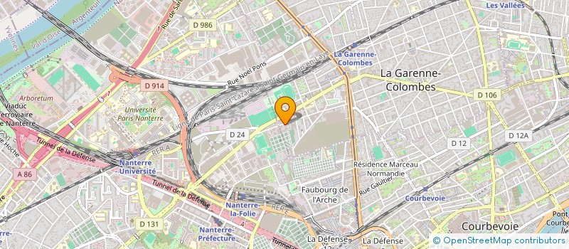 localisation de l'entreprise SCI DU 63 RUE VEUVE LACROIX  LA GARENNE-COLOMBES