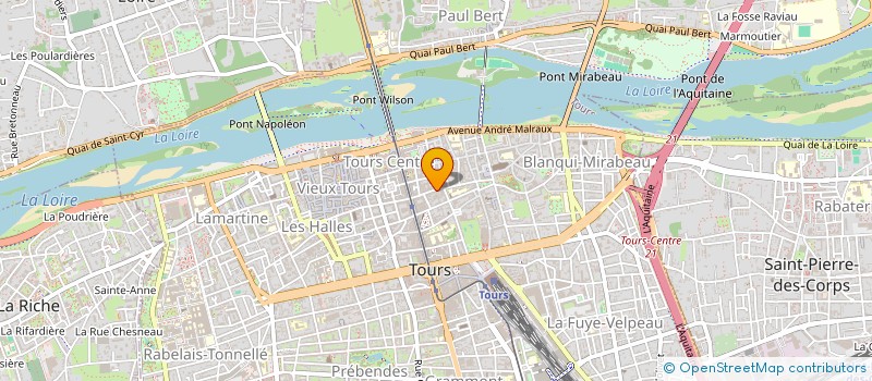 localisation de l'entreprise SCI DU 63 RUE VOLTAIRE  TOURS