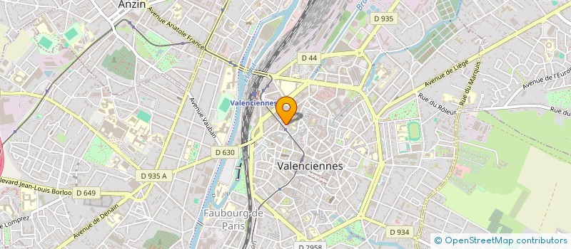 localisation de l'entreprise SCI DU 64 AVENUE CLEMENCEAU  VALENCIENNES