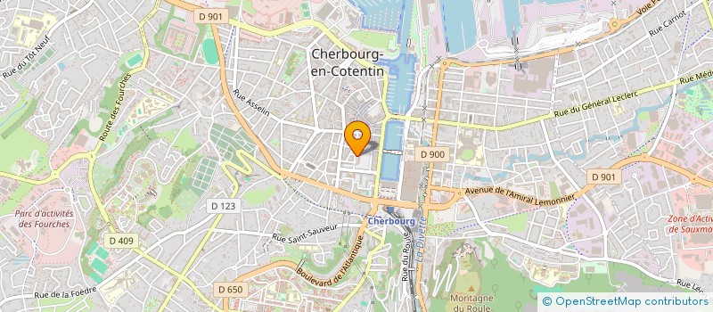 localisation de l'entreprise SCI DU 64 QUAI ALEXANDRE 3 à CHERBOURG-EN-COTENTIN