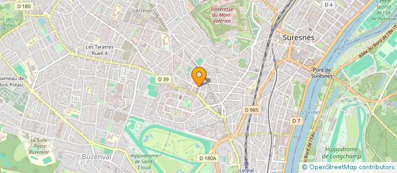 localisation de l'entreprise SCI DU 64 RUE ALBERT CARON  SURESNES