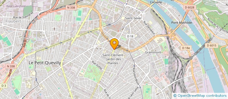 localisation de l'entreprise SCI DU 64 RUE D'ELBEUF  ROUEN