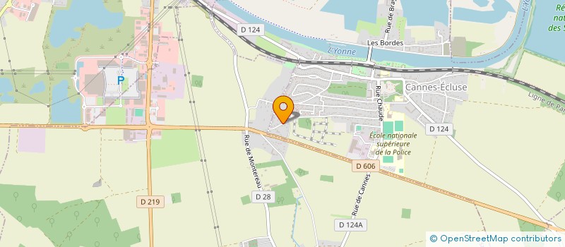 localisation de l'entreprise SCI DU 64 RUE DE REUILLY  CANNES-ECLUSE