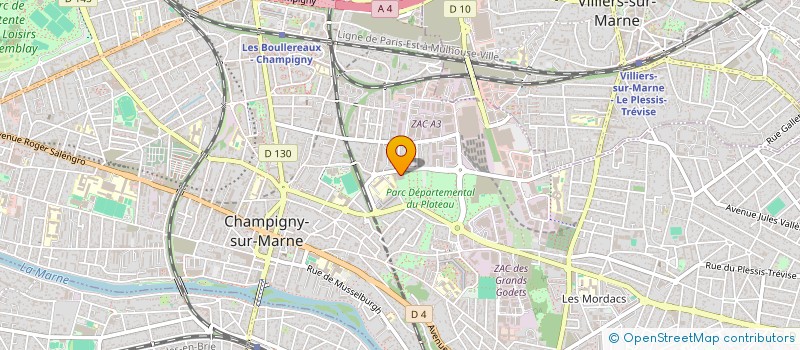 localisation de l'entreprise SCI DU 64 RUE DES CAMELIAS  CHAMPIGNY-SUR-MARNE