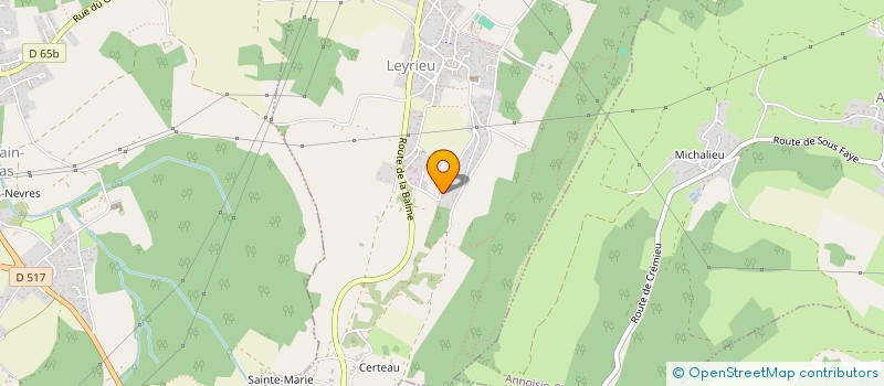 localisation de l'entreprise SCI DU 64 RUE ST GEORGES  LEYRIEU